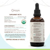 Onion A120 USDA Organic Tincture | Alcohol Extract, High-Potency Herbal Drops | Certified Organic Onion (Allium Cepa) Dried Bulb (4 oz)