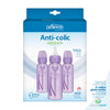 Dr. Browns Natural Flow® Anti-Colic Options+ Narrow Baby Bottles 8 oz/250 mL, with Level 1 Slow Flow Nipple, 3 Pack, Purple, 0m+