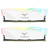 TEAMGROUP T-Force Delta RGB DDR4 16GB (2x8GB) 3200MHz (PC4-25600) CL16 Desktop Memory Module ram White - TF4D416G3200HC16CDC01