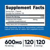 Nutricost Goldenseal Root 600mg, 120 Capsules - Non-GMO, Gluten Free, Vegetarian Capsules