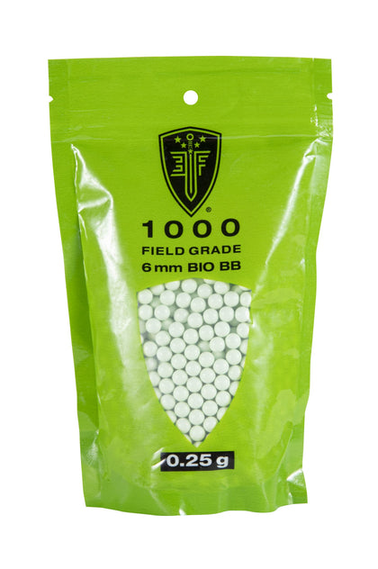 Elite Force Premium Biodegradable 6mm Airsoft BBS Ammo, 25 Gram, 1000 Count, One Size