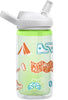 CamelBak eddy+ Kids Insulated BPA-Free Bottle, 14oz Adventure Map