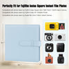 288 Pockets Photo Album for Fujifilm Instax Square SQ1 SQ6 SQ10 SQ20 Instant Camera, Fujifilm Instax SP-3 Mobile Printer, Extra Large Picture Albums for Fujifilm Instax Square Instant Film (Blue)