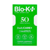 Bio-K + Daily Care Plus Probiotic Supplement Capsules for Adult Men and Women, 50 Billion Active Bacteria, Promotes Immune System Health - Vegan & Gluten-Free Delayed Release, 30 Capules/Box