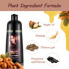 Chestnut Brown Hair Dye 16.9 Fl Oz, Argan Oil Chestnut Brown Hair Shampoo, 3 in 1 Hair Dye Shampoo, Easy To Use, Semi-Permanent Hair Color Shampoo (chestnut brown)