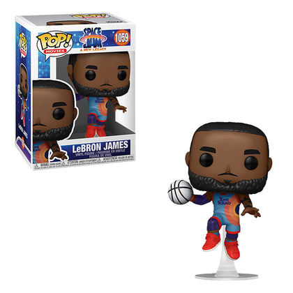 Funko POP Movies: Space Jam, A New Legacy - Lebron James Jumping, Multicolor, Standard (55974)