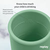 Re-Play Sustainables Silicone Sippy Cup for Toddlers - 8oz - Made with Medical-Grade Platinum Silicone - Sage