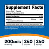 Nutricost Selenium 200mcg, 240 Vegetarian Capsules, Non-GMO, Gluten Free L-Selenomethionine