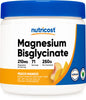 Nutricost Magnesium Bisglycinate Powder (Peach Mango, 250 Grams) - Chelated Magnesium Supplement