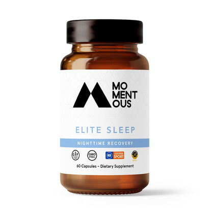 Momentous Elite Sleep Capsules, 30 Servings, Vegan, Gluten-Free, NSF Certified