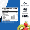 Nutricost BCAA Powder (Strawberry Kiwi, 90 Servings) - Optimal 2:1:1 Ratio