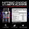 Extra Strength Nitric Oxide Supplement L Arginine 3X Strength - Citrulline Malate, AAKG, Beta Alanine - Premium Muscle Supporting Nitric Oxide Booster for Strength & Energy Supplements - 180 Capsules