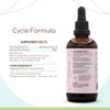 Cycle Formula B120 Alcohol-Free Extract Tincture, Ginger, Red Raspberry, Ceylon Cinnamon, Oatstraw Tops, Mugwort, Black Cohosh, Partridgeberry Herb. Menstrual Cycle Support 4 Fl Oz