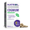 Natrol Cognium Memory Silk Protein Hydrolysate 100mg, Dietary Supplement for Brain Health Support, 60 Tablets, 30 Day Supply