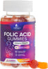 Folic Acid Gummies for Women 785 mcg, Essential Prenatal Vitamins for Mom & Baby, Vegan Folic Supplement Gummy, Vitamin B9 Chewable Extra Strength Folate, Before During After Pregnancy - 60 Gummies