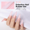 GELLEN Builder Gel Kit - Nail Extension Gel Nude Pinks White Light Orange Builder Nail Gel Kit 4 Colors Hard Nail Gel Builder 15ml