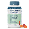 SmartyPants Teen Guy Multivitamin Gummies: Omega 3 Fish Oil (EPA/DHA), Vitamin D3, C, Vitamin B12, B6, Vitamin A, K & Zinc, Gluten Free, Three Fruit Flavors, 120 Count (30 Day Supply)