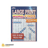 Word Search Puzzle Book Bundle (4-Pack Bundle) Easy-to-Read Large Print | 80 Challenging Searching Games Each | Men, Women, Adults, Seniors | Less Eye Fatigue & Strain