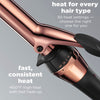 CONAIR INFINITIPRO Rose Gold Titanium 1-Inch Curling Iron, 1-inch barrel produces classic curls - for use on short, medium, and long hair