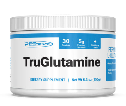 PEScience TruGlutamine Unflavored (Superior Glutamine Formula), 12.17 oz - 30 servings