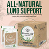 SUNTEN RespireAid All-Natural Lung Cleanse & Detox. Contains Natural Herbal Properties to Support Healthy Lung Function & Breathing. 100g (20 sachets); 5g per Sachet