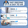 Dr. Frederick's Original Frosty Fingers - 2pc - Finger Gel Ice Packs - Finger Ice Pack Wrap - Thumb Ice Pack - Reusable Ice Pack Sleeves - for Injury, Sprain, Arthritis, & Chronic Pain