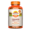 Sundown Cinnamon Capsules, Support Sugar Metabolism, Non-GMO, Free of Gluten, Dairy, Artificial Flavors, 1000 mg, 200 Capsules