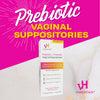 vh essentials prebiotic ph balanced vaginal suppositoriesbox, original version, 15 count (expiry -1/31/2026)