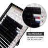 NAGARAKU Eyelash Extensions Individual Lashes 0.10mm C curl 7-15mm Mix Tray Classic Matte Black Soft Natural Faux Mink 16 rows