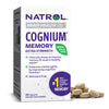 Natrol Cognium Memory Extra Strength Silk Protein Hydrolysate 200mg, Dietary Supplement for Brain Health and Memory Support, 60 Tablets, 30 Day Supply