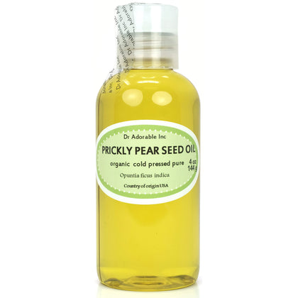 Dr Adorable - 4 oz - Prickly Pear Seed Oil - 100% Pure Natural Organic Cold Pressed