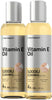 Horbäach Vitamin E Oil | 5000 IU | 8 oz (2 x 4oz) Value Pack | for Skin, Hair, Face & Body | Vegetarian, Non-GMO, and Gluten Free Formula