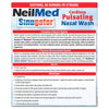 NeilMed Sinugator Cordless Pulsating Nasal Wash Kit with One Irrigator, 30 Premixed Packets and 3 AA Batteries(Pack of 1)