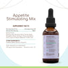 Appetite Stimulating Mix A60 Alcohol Extract Tincture, Concentrated Liquid Drops Natural: Burdock Root, Centaury, Fennel Seed, Cayenne Pepper, Dandelion, Blessed Thistle, Appetite Restore 2 Fl Oz