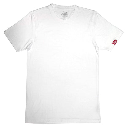 Dr. Mercola Men's White Crew Neck Dirt Shirt, Size XX-Large, GOTS Certified Organic Cotton