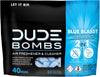 DUDE Bombs - Toilet Stank Eliminator Stocking Stuffers - 1 Pack, 40 Pods - Fresh Scent 2-in-1 Stank Eliminator + Toilet Bowl Freshener - Refreshing Blend of Lavender, Cedar, Lime, and Eucalyptus