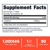 Type Zero L-Arginine 90 Tablets 1,000 mg per Serving - Non-GMO