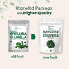 Organic Chlorella Spirulina Tablets, 3000mg Per Serving, 720 Counts, 4 Months Supply, 50/50 Blend Superfood, No Filler, No Additives, Cracked Cell Wall, Rich in Vegan Protein & Chlorophyll