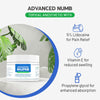 Advanced Numb (2 oz 5% Lidocaine Pain Relief Cream, Lidocaine Ointment, Numbing Cream, Made in USA