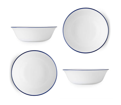 Corelle Livingware Ocean Blues 18 Ounce Soup/Cereal Bowl (Set of 4)