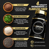 FLAWLESS FOR MEN: Be Ready Male Fiber Supplement | Support Gut Health with Psyllium Husk, Flax & Chia Seeds for Relief of IBS Symptoms | Digestive Cleanliness | 120 Vegan Capsules