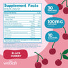 Wellah Perfect Pick-Me-Up (Black Cherry) 30 Servings - Energy Boost Drink Mix