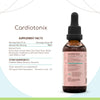 Cardiotonix A60 Alcohol Extract Tincture, Concentrated Liquid Drops Hawthorn Leaf and Flower, Garlic Bulb, Olive Leaf, Grape Seed, Bilberry Leaf, Dan Shen Root, Reishi Mushroom. 2 Fl Oz