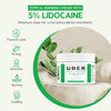 Uber Numb 5% Lidocaine Topical Numbing Cream Maximum Strength, 2 oz, Pain Relief Cream Anesthetic Cream Infused with Vitamin E and Allantoin