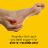 FUTURO Therapeutic Arch Support, Helps Relieve Symptoms of Plantar Fasciitis, Adjustable