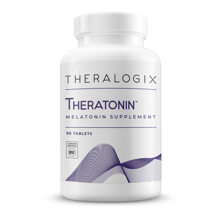 Theralogix Theratonin Melatonin Supplement - 90-Day Supply - Sleep Support Supplement - Melatonin to Aid a Good Night's Sleep - Supplement for Women to Support Fertility - NSF Certified - 90 Tablets