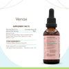 HerbEra Venax A60 Alcohol Extract Tincture, Concentrated Liquid Drops: Butcher's Broom Root, Horse Chestnut Nut, Rosemary Leaf, Bilberry Leaf, Grape Seed. Stone Root. Vein Toning Blend 2 Oz