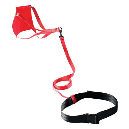 FINIS Swim Parachute - Swim Training Equipment for Resistance Training - Swim and Pool Accessory - 8 Inch, Red