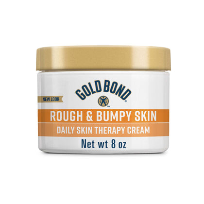 Gold Bond Rough & Bumpy Daily Skin Therapy Cream, 8 oz., With 7 Moisturizers & 3 Vitamins