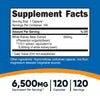 Nutricost White Kidney Bean Extract Capsules 650mg 120 Capsules - Vegetarian Caps, Gluten Free and Non-GMO